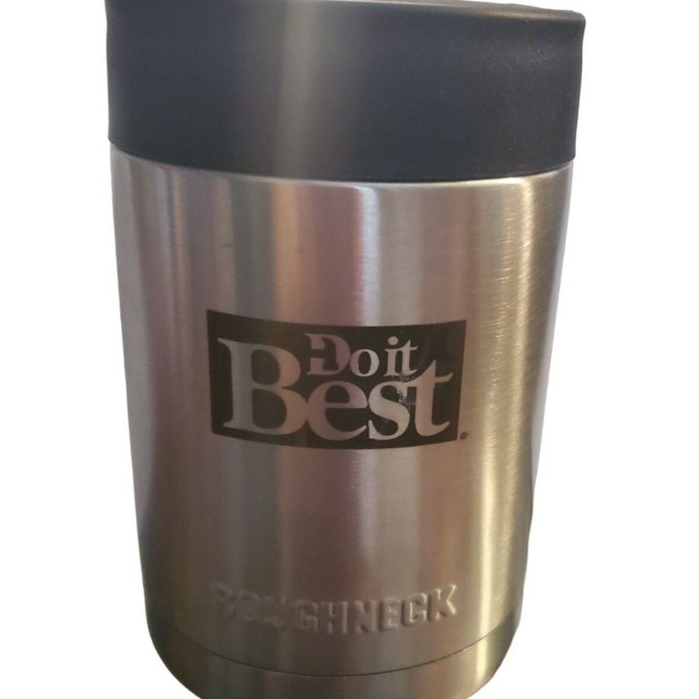 "Do It Best" Tin, grey Can and Bottle Cooler